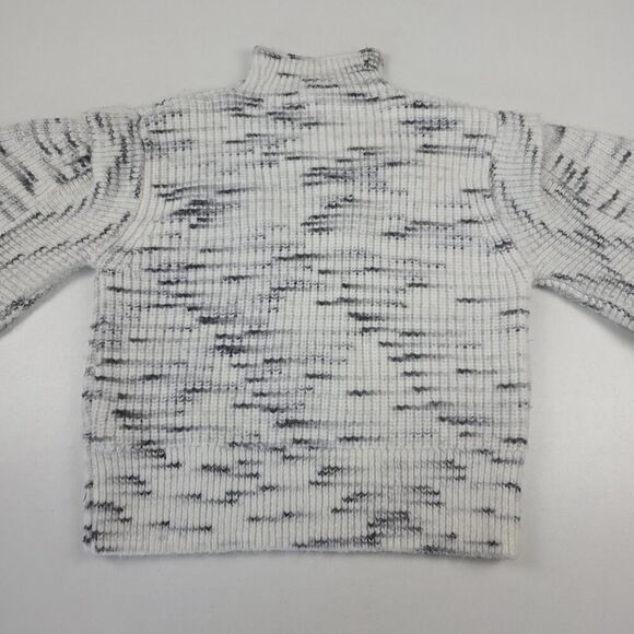 Varley $158 Black/White Belgrave‎ Knit Sweater Funnel Neck Dramatic Sleeve Small - Picture 14 of 14